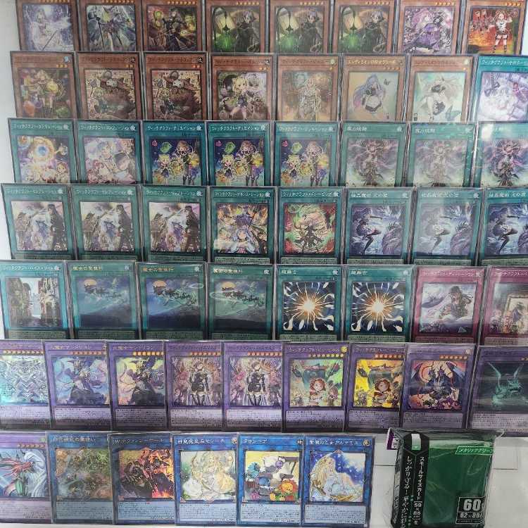 Mountain House - Same-Day Shipping - Witchcraft Deck - Pre-Built Deck - Witchcraft・ Maruka, Endymion's Maiden Jenny, Endymion's Maiden Veil, Spell Power Mastery, Witch's Holy Night Procession, Spirit User of the Four Blossoms, Grand Witch Sandshrew Lyon,  1枚
