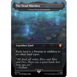 [EX+](フルアート)死者の沼地/The Dead Marshes　//　ヨーグモスの墳墓、アーボーグ/Urborg, Tomb of Yawgmoth《英語》【LTC】 1枚