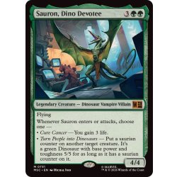 (FOIL)吸精恐竜、サウロン/Sauron, Dino Devotee《英語》【MSC】 1