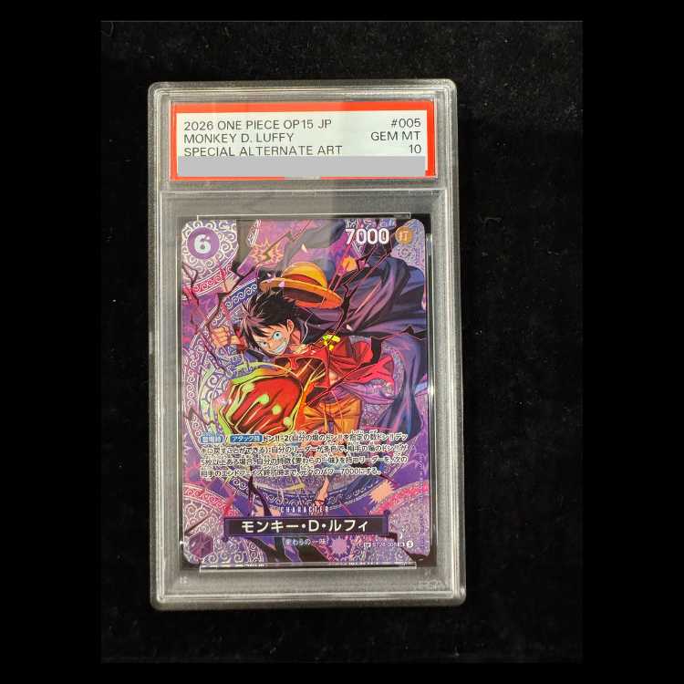 【PSA10】モンキー・D・ルフィ(パラレル) SP ST26-005 1枚