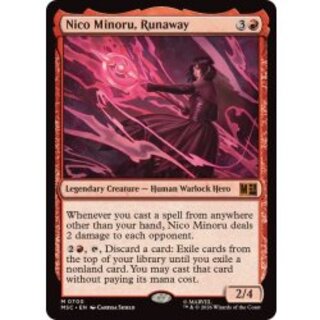 (FOIL)ランナウェイズ、ニコ・ミノル/Nico Minoru, Runaway《英語》【MSC】 1枚