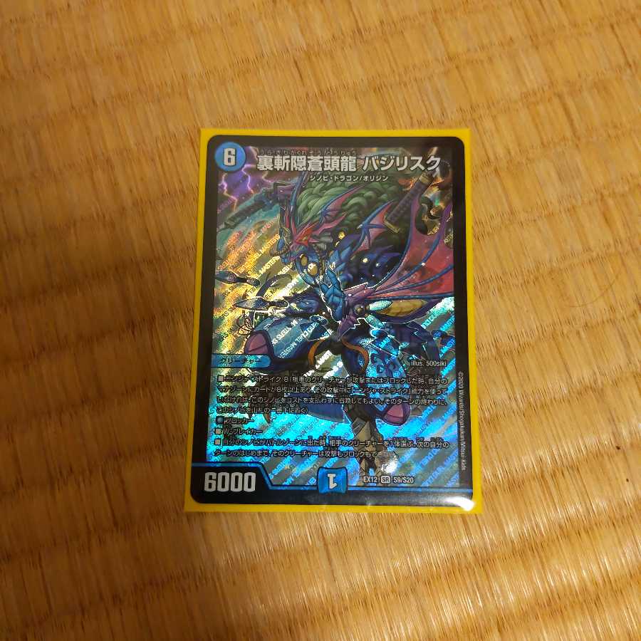 裏斬隠蒼頭龍 バジリスク美品