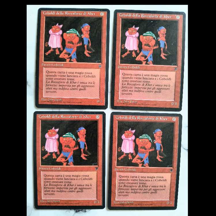Kobolds 3種*4枚 LEG イタリア語版 12枚