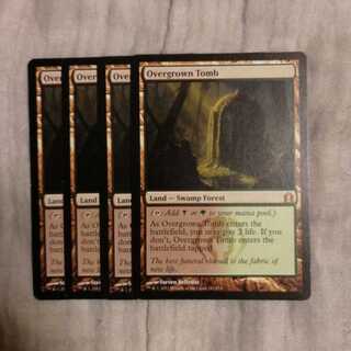 草むした墓　４枚