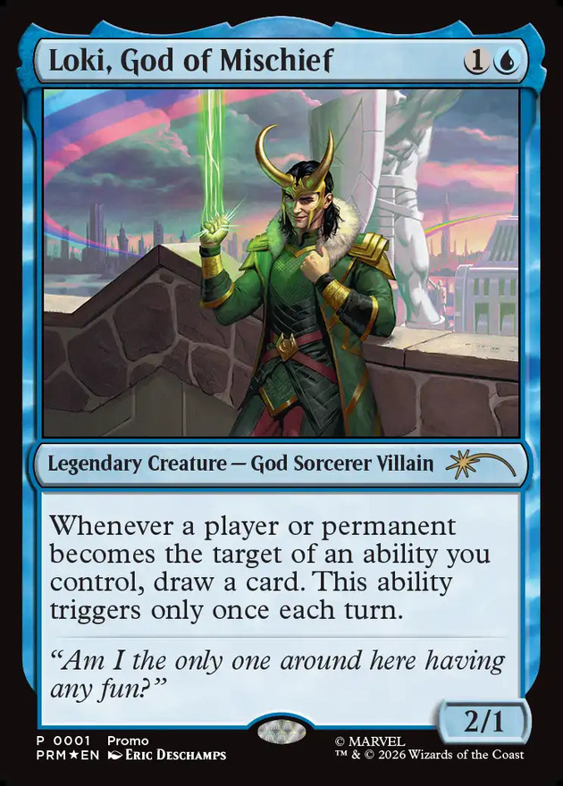 (FOIL)悪戯の神、ロキ/Loki, God of Mischief《英語》【PRM】 1枚