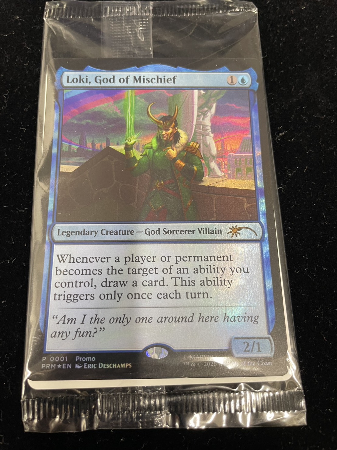 (FOIL)悪戯の神、ロキ/Loki, God of Mischief《英語》【PRM】 1枚
