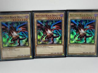 真紅眼の黒竜　色字レア　ウルトラ　3色