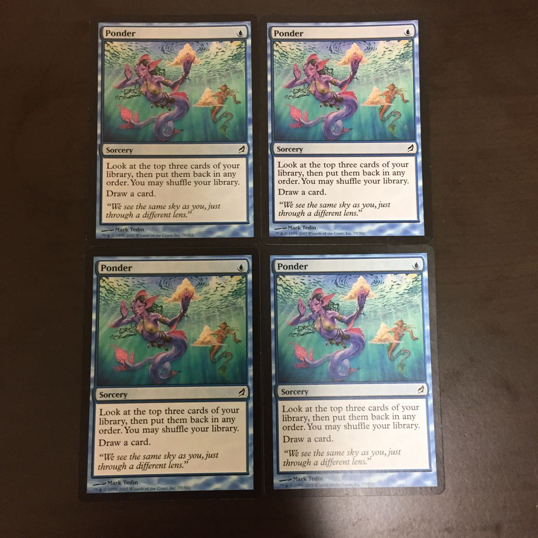 Ponder / Ponder Rowin Edition Set of 4 English