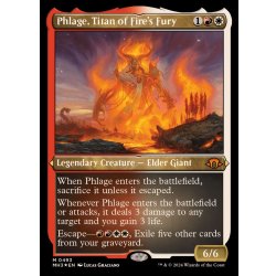 (エッチングFOIL)火の怒りのタイタン、フレージ/Phlage, Titan of Fire's Fury《英語》【MH3】 1枚
