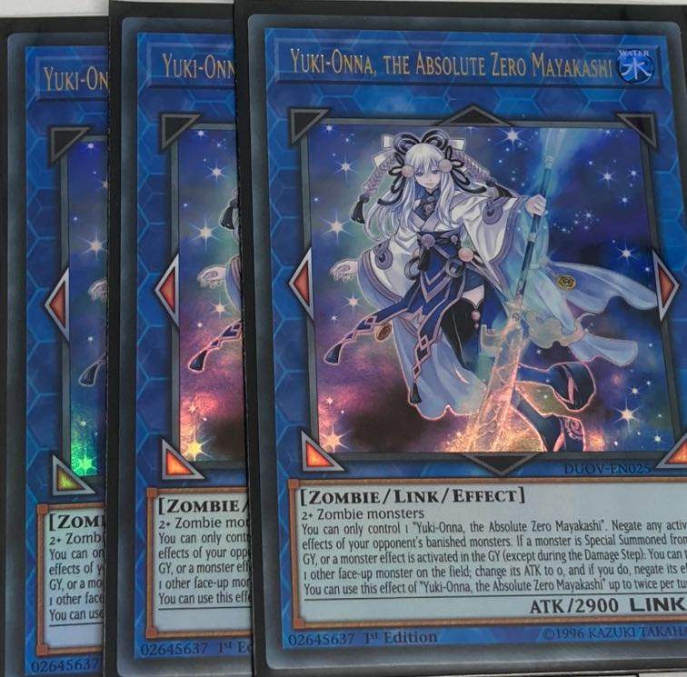 零氷の魔妖－雪女　英語版　EU版　　3枚