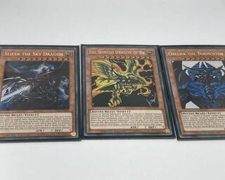 オシリスの天空竜　オベリスクの巨神兵　ラーの翼神竜　英語版　EU版　