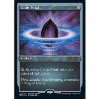 (エッチングFOIL)(0001)水蓮の花びら/Lotus Petal《英語》【PRM】 1枚