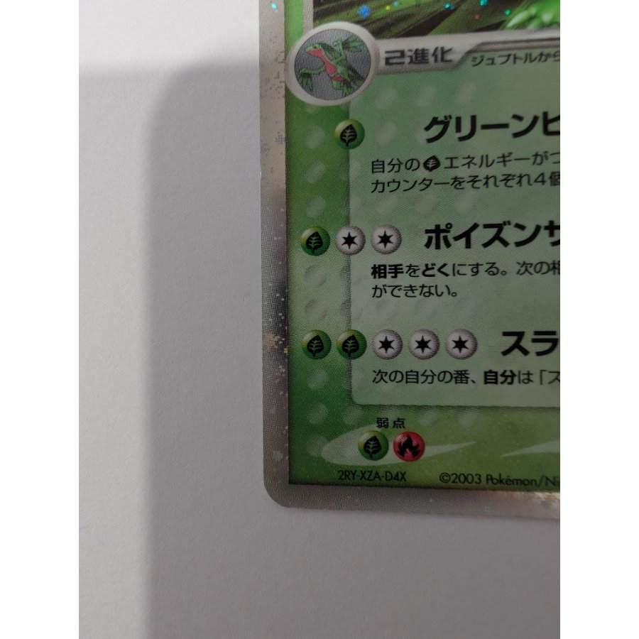 ジュカインex ☆ 強化拡張パックex1 マグマVSアクア ふたつの野望 1枚
