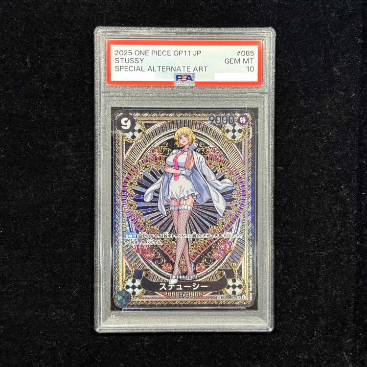 【PSA10】 ステューシー (パラレル/OP11) [SP] {OP07-085} 1枚