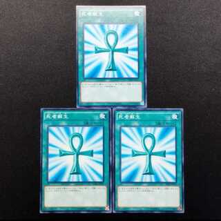 中古品 遊戯王 死者蘇生 ノーマル 3枚