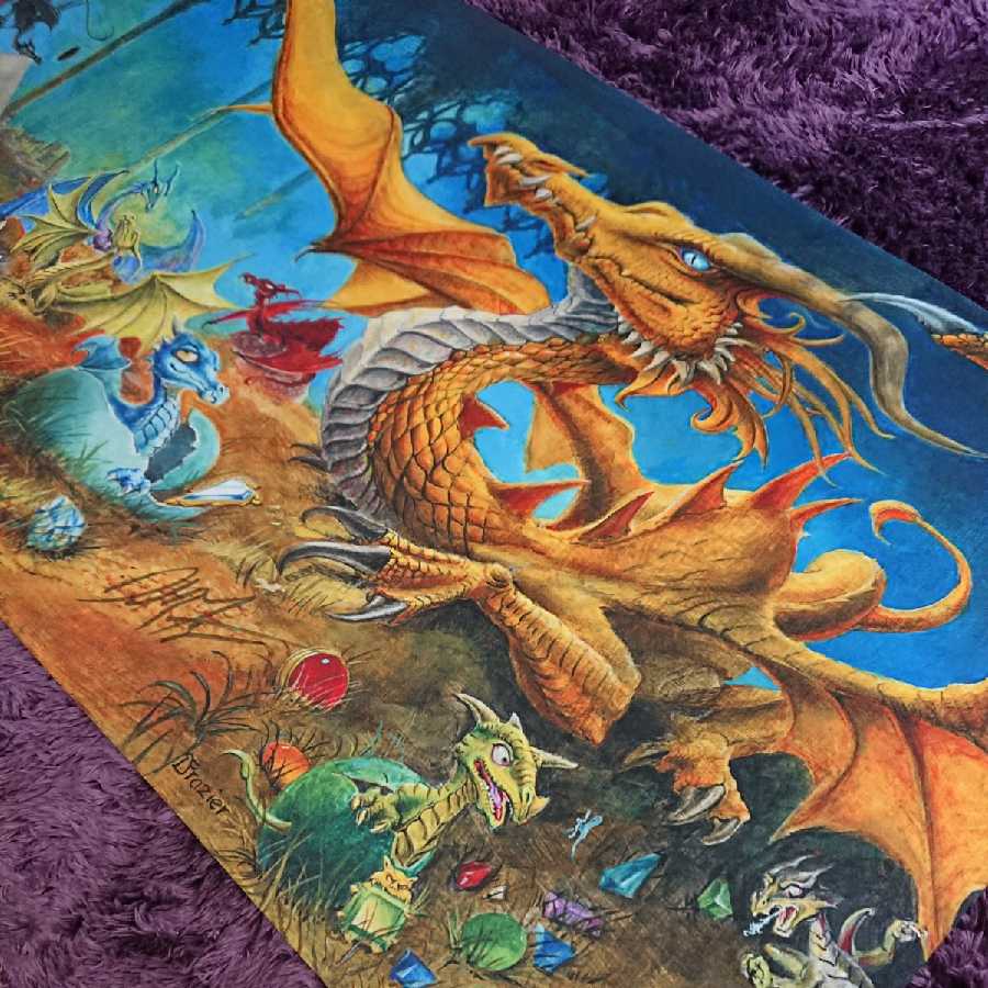 【専用】《Momma Dragon》サイン入りプレイマット 1枚