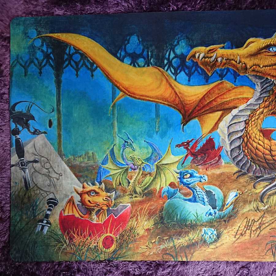 【専用】《Momma Dragon》サイン入りプレイマット 1枚