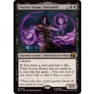 比類なき者、ドクター・ドゥーム/Doctor Doom, Unrivaled《英語》【MSC】 1枚