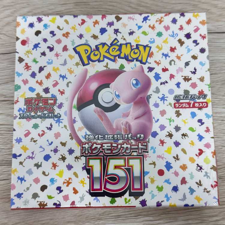 ポケモンカードゲーム スカーレット&バイオレット 強化拡張パック ポケモンカード151 BOX シュリンク付き 1BOX
