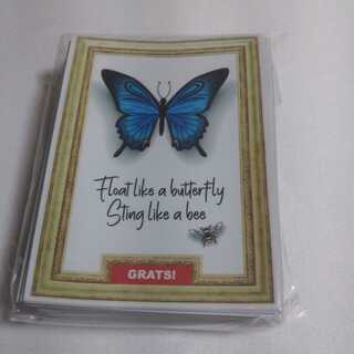 GRATSスリーブ ハチとチョウ 蜂と蝶