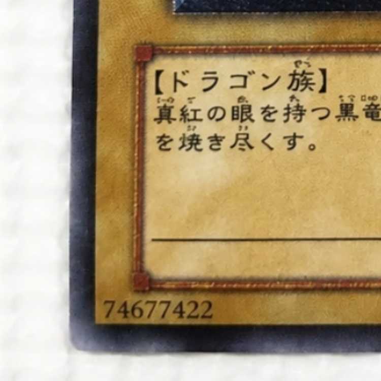 Yu-Gi-Oh! Red-Eyes Black Dragon Relief Card—In Excellent Condition 1枚