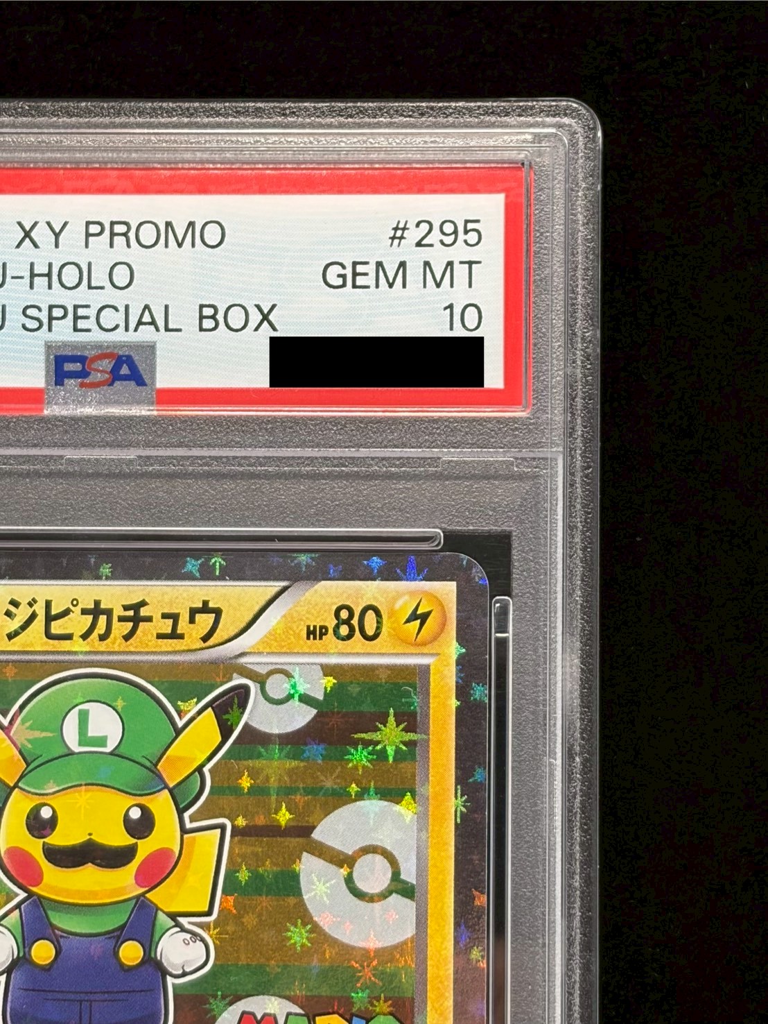 [*Condition: Poor / PSA 10 Certified] Luigi Pikachu [P] {295/XY-P} 1