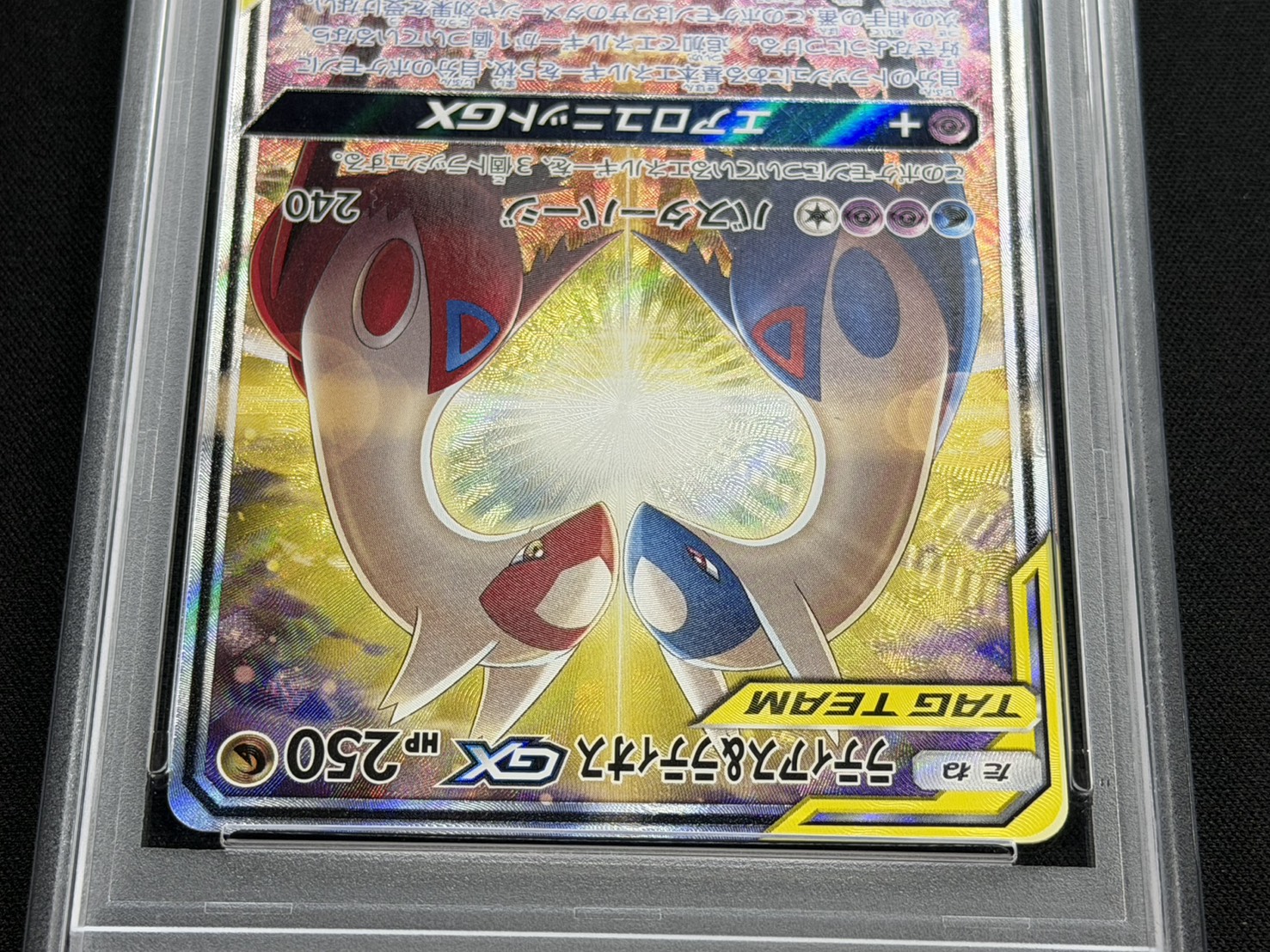 〔PSA10鑑定済〕ラティアス&ラティオスGX(SA)【SR】{105/095} 1枚