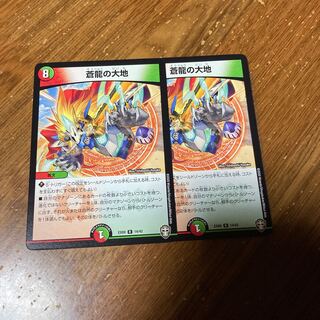 蒼龍の大地　2枚