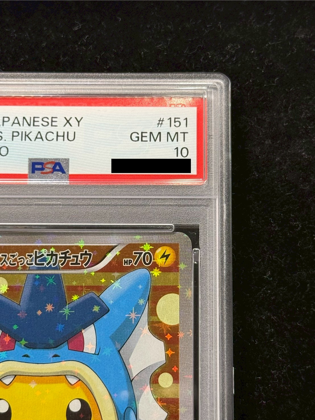 [*Condition: Poor / PSA 10 Certified] Pikachu Pretending to Be Gyarados [P] {151/XY-P} 1枚
