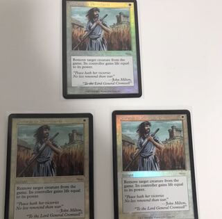 mtg 剣を鍬に　foil