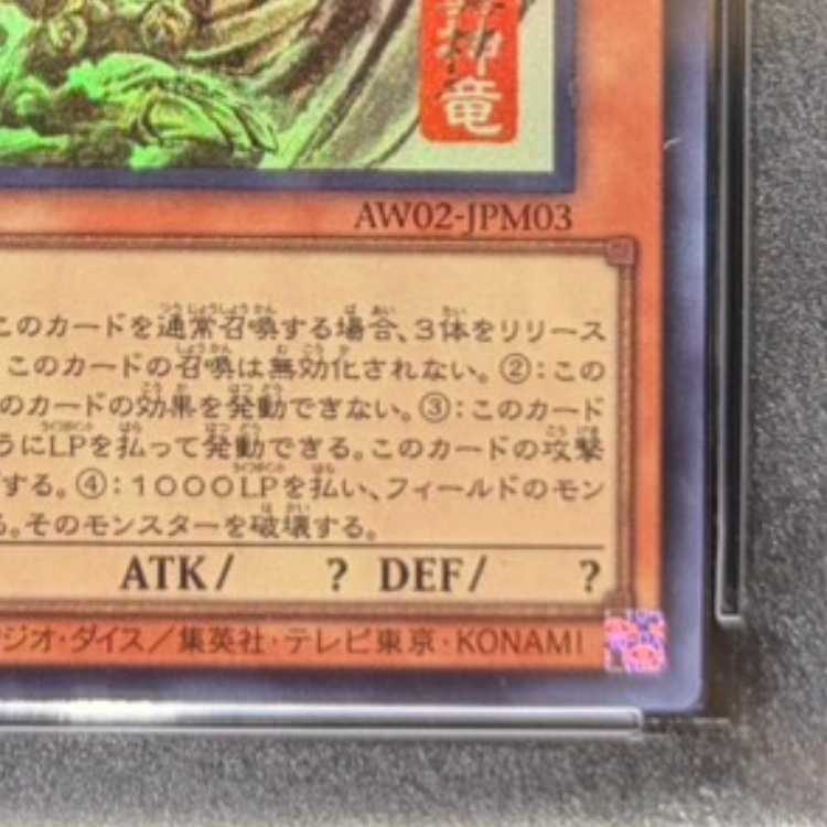 [PSA9] The Winged Dragon of Ra (SUMI-E BLACK Ver) [Ultra] {AW02-JPM03} 1枚