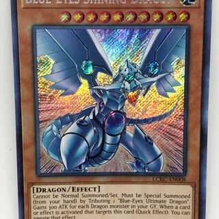 遊戯王 英語 青眼の光龍 1st LCKC シークレット シク ブルーアイズ