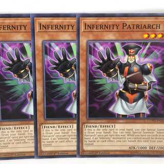 遊戯王 英語 インフェルニティ・ビショップ 1st 3枚 COTD ノーマル