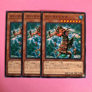 遊戯王 タツノオトシオヤ 3枚 ノーマル