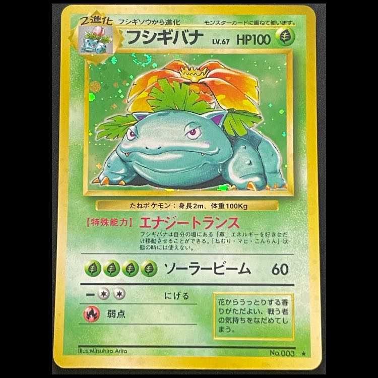 Venusaur (with mark) [Old Back Series 1 / Expansion Pack] [Old Back] 1枚