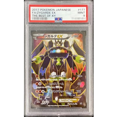 〔PSA9鑑定済〕ジガルデEX(SR仕様)【-】{177/171} 1枚