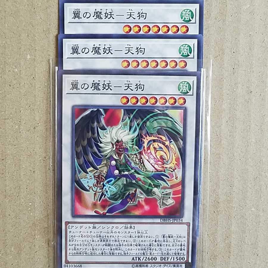 翼の魔妖－天狗　3枚