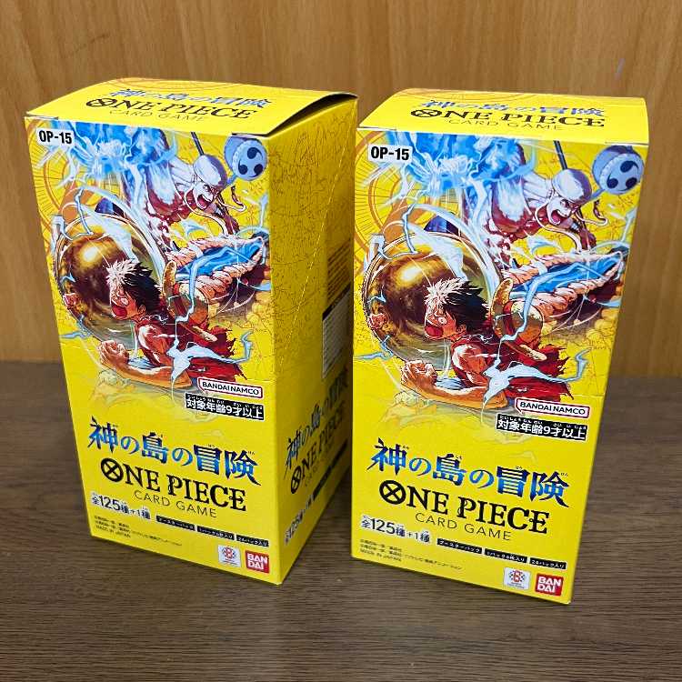 神の島の冒険 未開封BOX ワンピースカードゲーム 2BOX