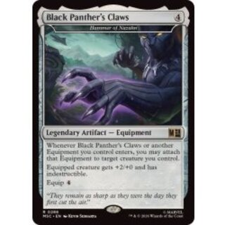 ブラック・パンサーの爪/Black Panther's Claws　//　ナザーンの槌/Hammer of Nazahn《英語》【MSC】 1