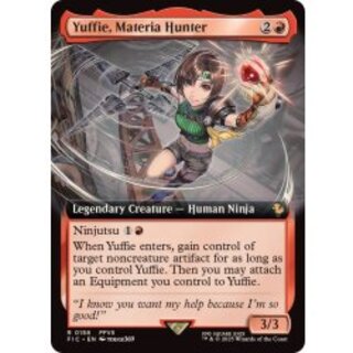 [EX+](FOIL)(フルアート)マテリアハンター、ユフィ/Yuffie, Materia Hunter《英語》【FIC】 1