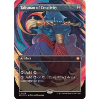 (FOIL)(フルアート)独創のタリスマン/Talisman of Creativity《英語》【SOC】 1