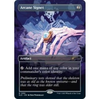 (FOIL)(1492)秘儀の印鑑/Arcane Signet《英語》【SLD】 1