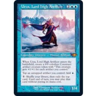 (エッチングFOIL)(旧枠仕様)最高工匠卿、ウルザ/Urza, Lord High Artificer《英語》【MH2】 1枚