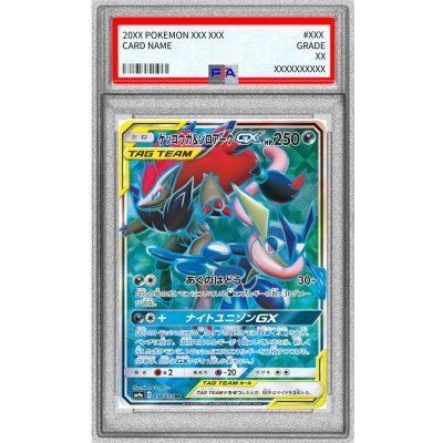 〔PSA10鑑定済〕ゲッコウガ&ゾロアークGX【SR】{058/055} 1枚