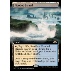 [EX+](フルアート)(0464)溢れかえる岸辺/Flooded Strand《英語》【MH3】 1枚