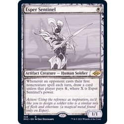 [EX](スケッチアート)エスパーの歩哨/Esper Sentinel《英語》【MH2】 1枚