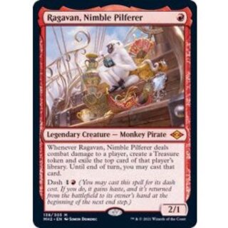 Ragavan, Nimble Pilferer/Ragavan, Nimble Pilferer (English) [MH2] 1枚