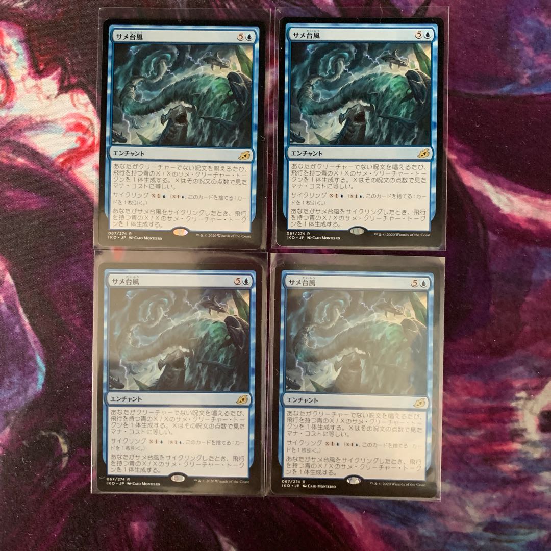 サメ台風 レア　IKO 4枚セット