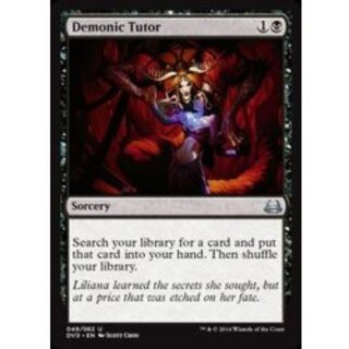 [EX+] Demonic Tutor/Demonic Tutor (English) [Duel Decks: Anthology] 1枚
