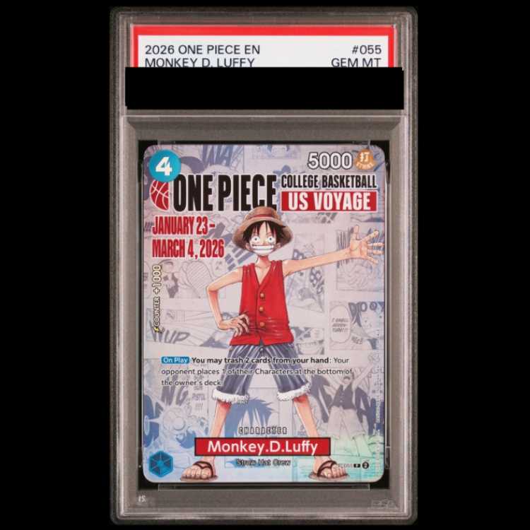 [PSA10] Monkey D. Luffy (English Version) (COLLEGE BASKETBALL US VOYAGE) [P] {P-055} 1枚